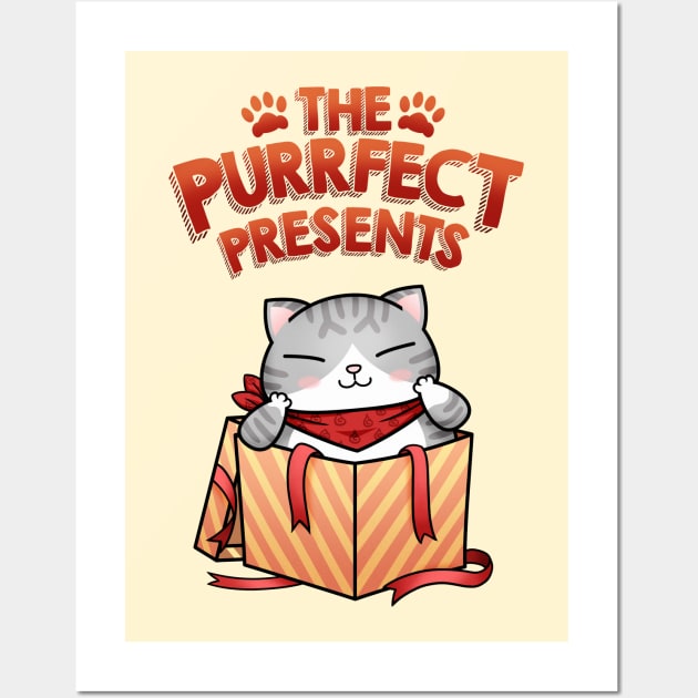 The Purrfect Presents Wall Art by Takeda_Art